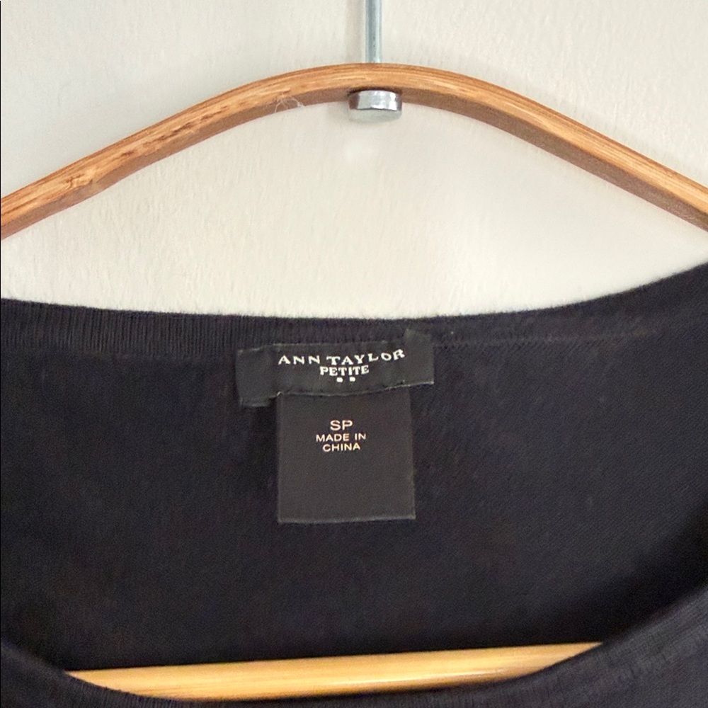 Ann Taylor Black Midi Dress - Picture 3 of 9